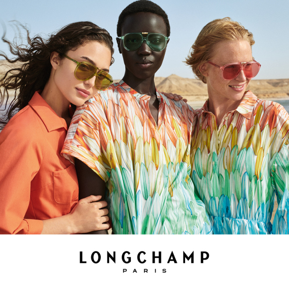 Longchamp-aurinkolasit ja -kehykset