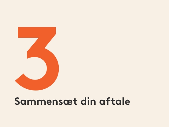 3. Sammensæt din aftale