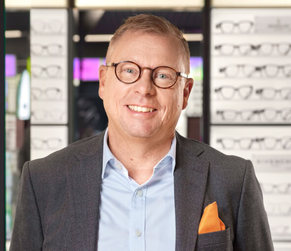 Håkan Broman expert på glasögon linser och ögonhälsa